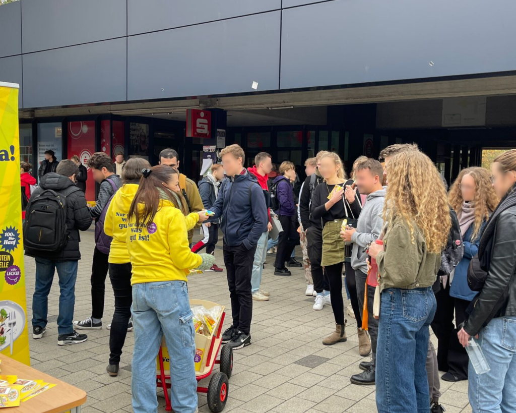 Sampling-Promotion an der Universität Bremen