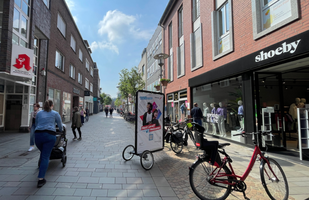 Best Case Fahrradwerbung in Bocholt