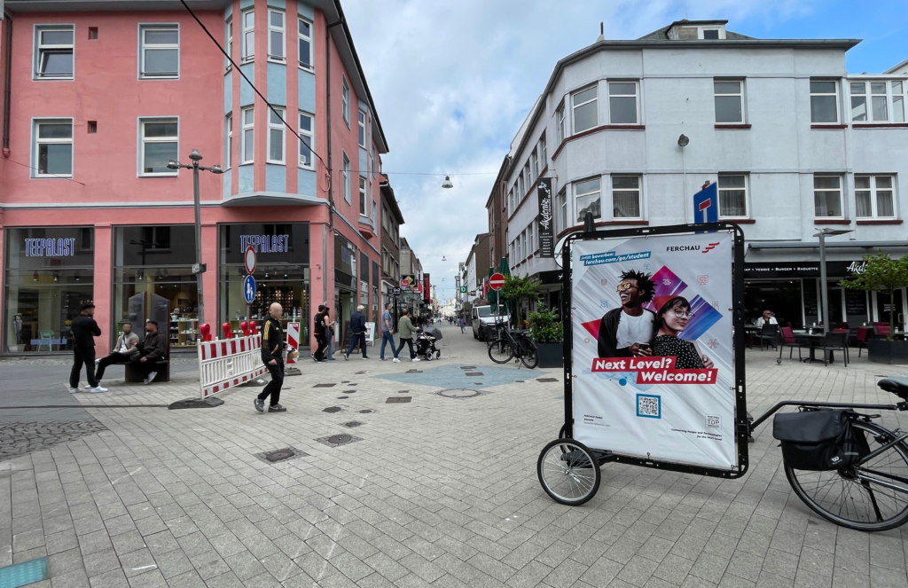 Best Case Fahrradwerbung in Wilhelmshaven