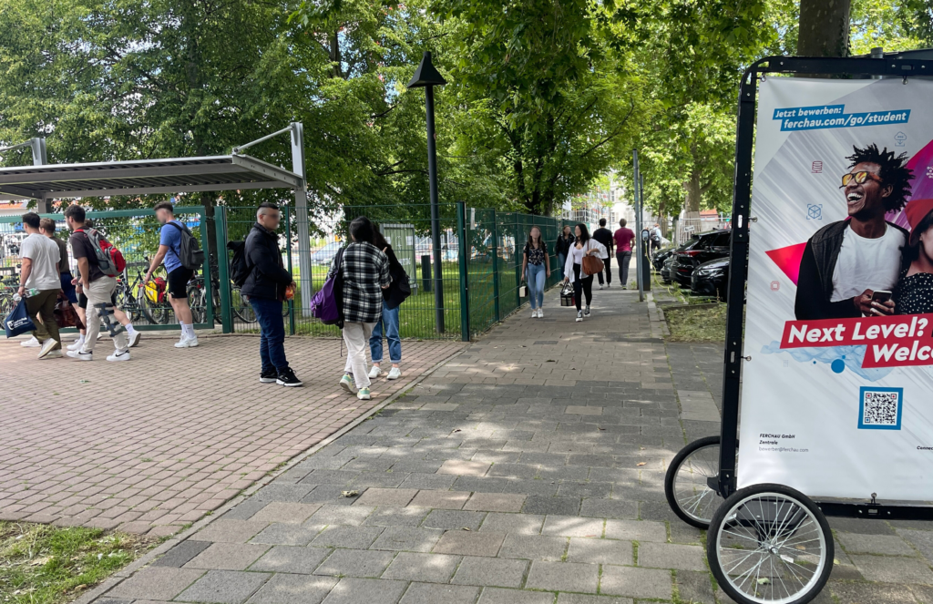 Best Case Fahrradwerbung in Worms