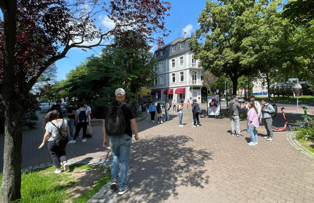 Best Case Fahrradwerbung in Frankfurt