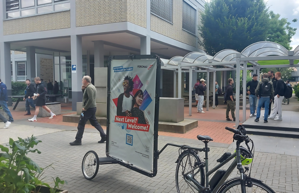 Best Case Fahrradwerbung in Friedberg