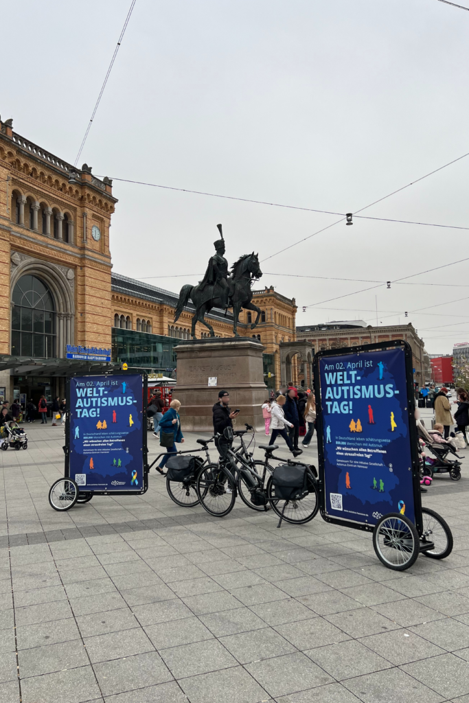 Mit Fahrradwerbung auf wichtige gesellschaftliche Themen aufmerksam machen