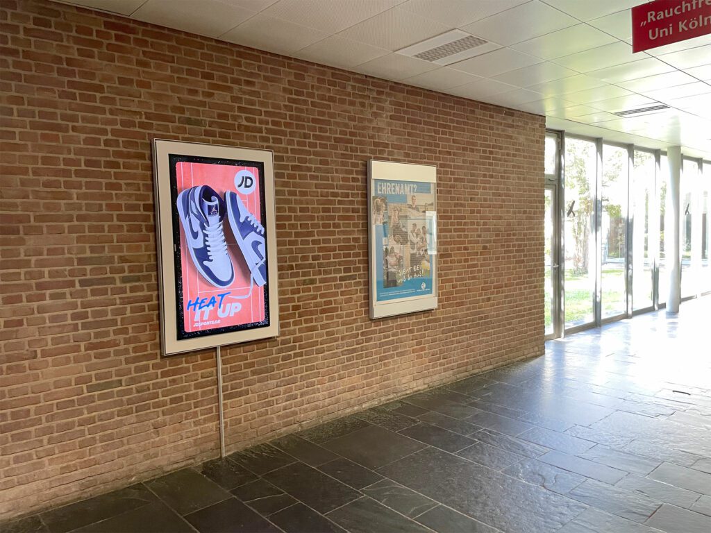 DOOH als Wandscreen